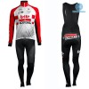 Completo Maglia ML + Pantaloncino con bretelle ML 2019 Lotto Soudal Winter Invernale N001
